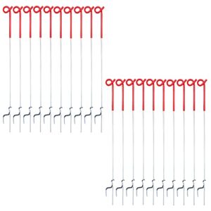 Versatile 20 Pack of 41-Inch Pigtail Fence Posts: A Review