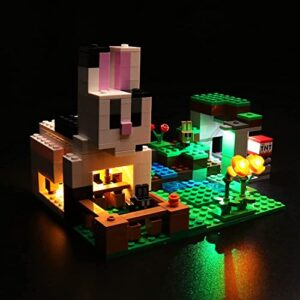 Illuminate Your Lego Minecraft Rabbit Ranch with BrickBling!