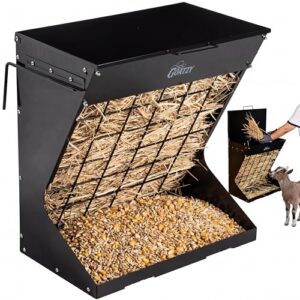 GOATZY Wall Mount Hay Feeder: Versatile Solution for Livestock