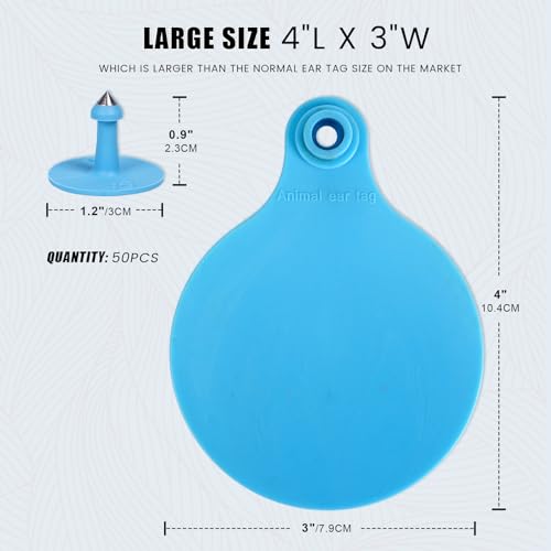Efficient Animal ID: KHEARPSL Large Cattle Ear Tags Review - Image 4