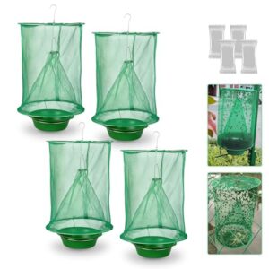 Ultimate Review: 4 Pack Ranch Fly Traps for Indoor & Outdoor Use
