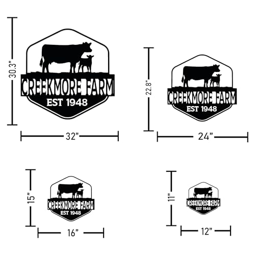 Personalized Metal Farm Name Sign: A Charming Ranch Decor - Image 3