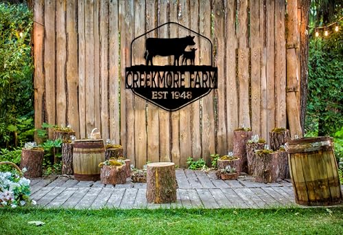 Personalized Metal Farm Name Sign: A Charming Ranch Decor - Image 6