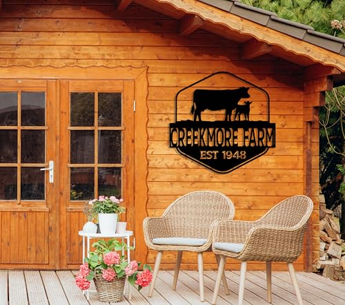 Personalized Metal Farm Name Sign: A Charming Ranch Decor - Image 2