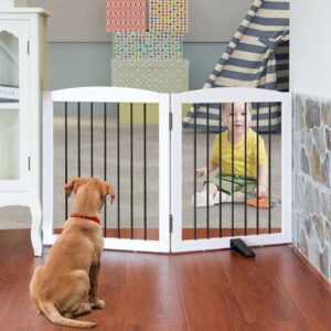 Stylish & Functional: SFJC Freestanding Wooden Dog Gate Review